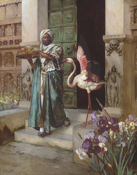Rudolf Ernst Entering the Palace Gardens China oil painting art